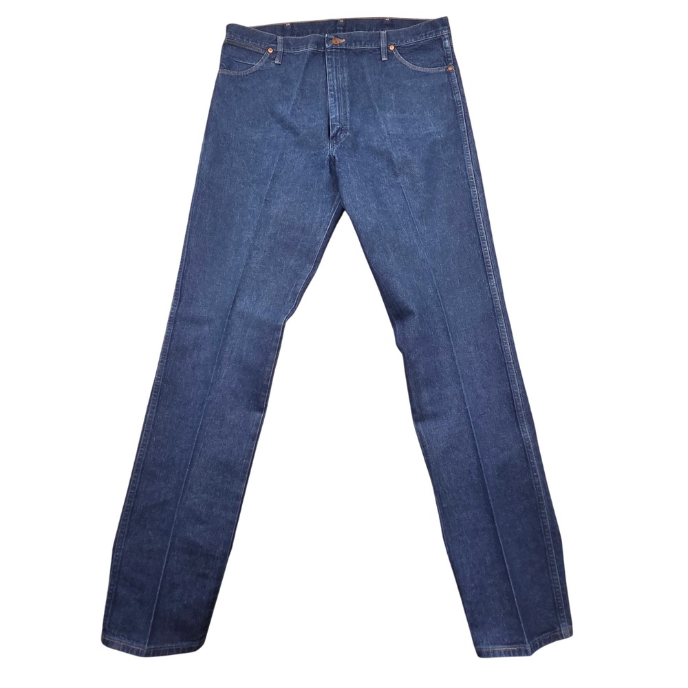 Wrangler Cowboy Cut Original Fit Jeans 13MWZXS Big & Tall Blue Mens 42x40